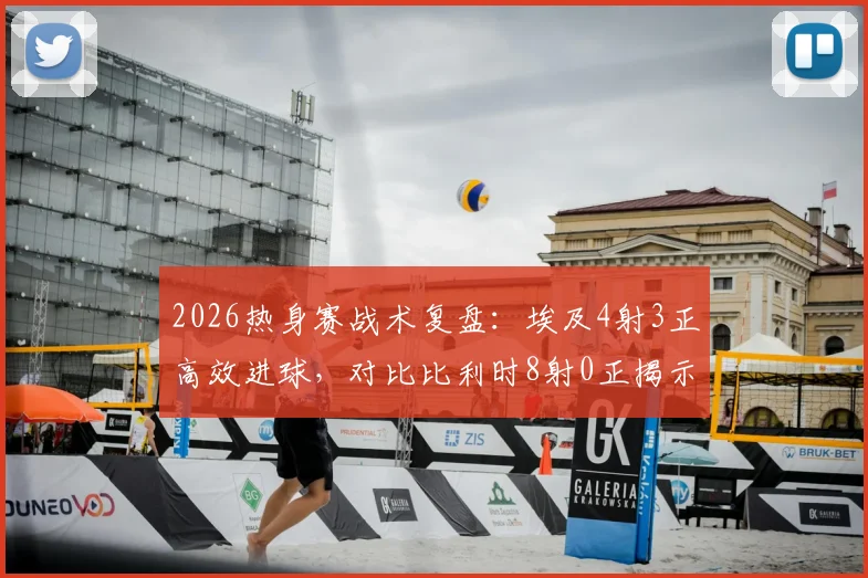 2026热身赛战术复盘：埃及4射3正高效进球，对比比利时8射0正揭示足球效率制胜关键